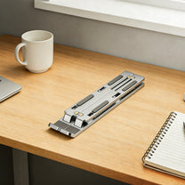 Computer Accessories – Adjustable foldable laptop stand - silver - Carlat