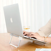 Computer Accessories – Adjustable laptop stand, silver - Carlat