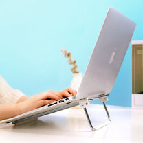Computer Accessories – Adjustable laptop stand, silver - Carlat
