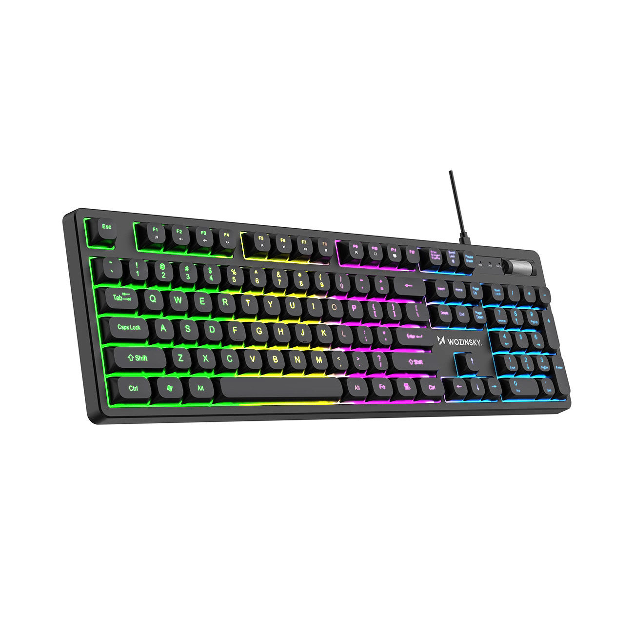Computer Accessories – Backlit membrane keyboard with RGB gaming roller - Carlat