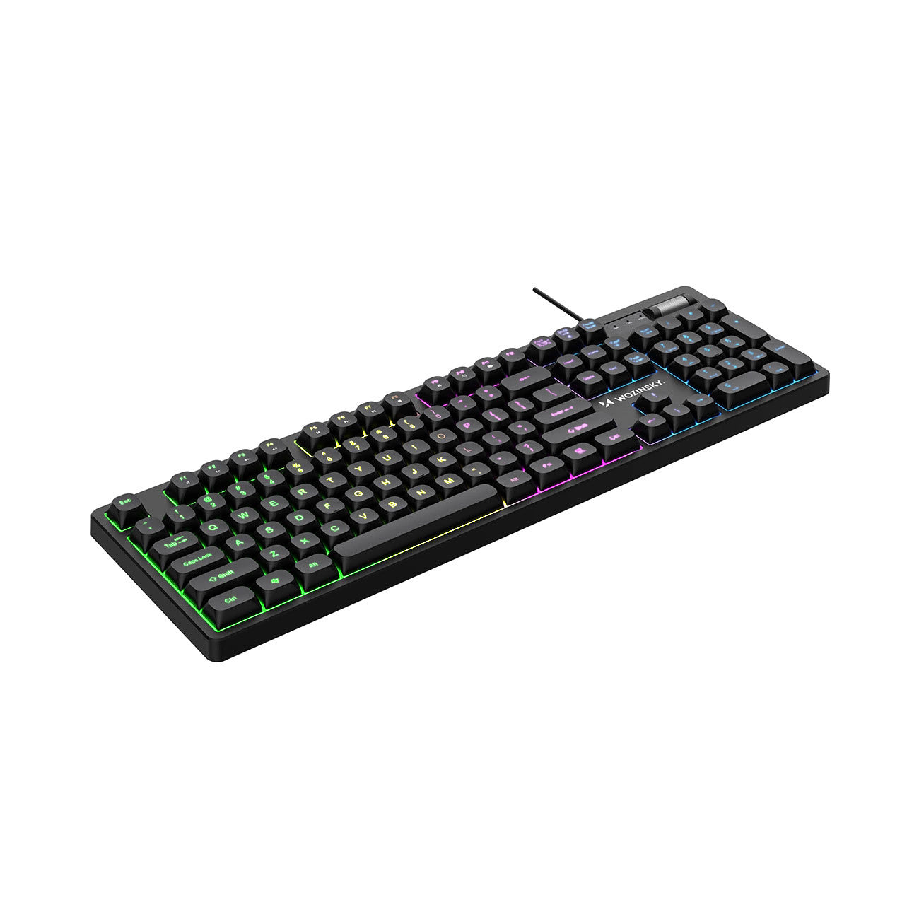 Computer Accessories – Backlit membrane keyboard with RGB gaming roller - Carlat
