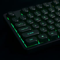 Computer Accessories – Backlit membrane keyboard with RGB gaming roller - Carlat