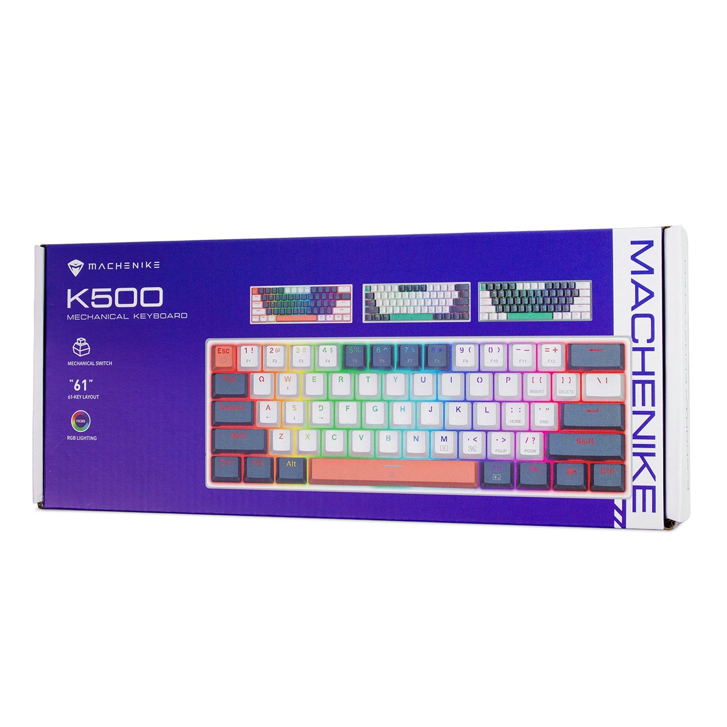 Computer Accessories – Blue Switch wired mechanical backlit gaming keyboard - Carlat