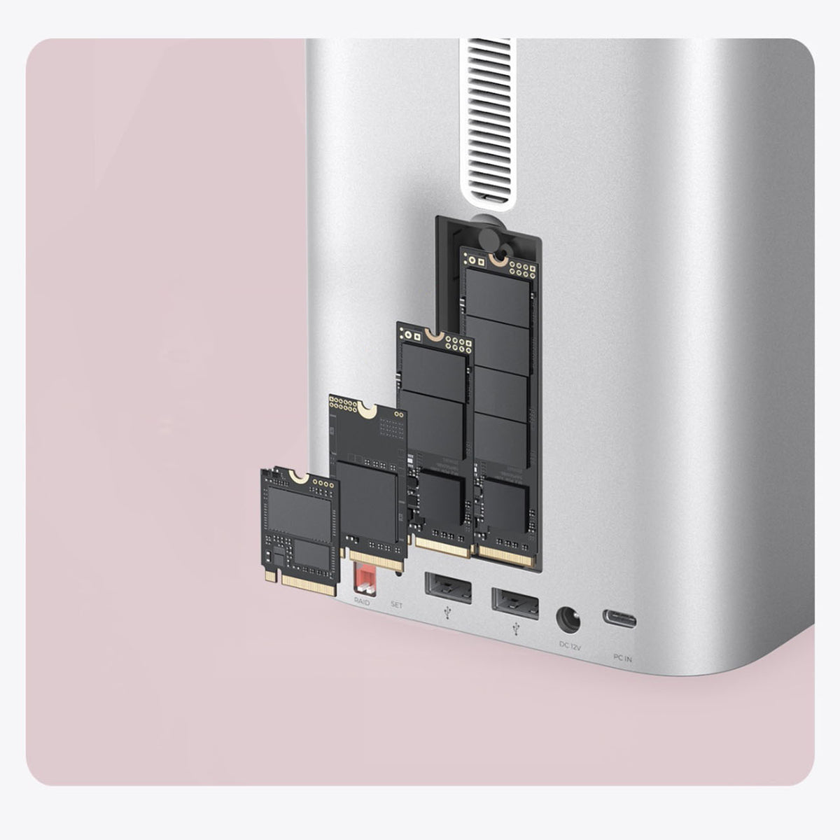 Computer Accessories – Docking station with bays for M.2 SATA - Carlat