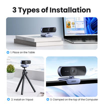Computer Accessories – Full HD webcam with microphones for Video - Carlat