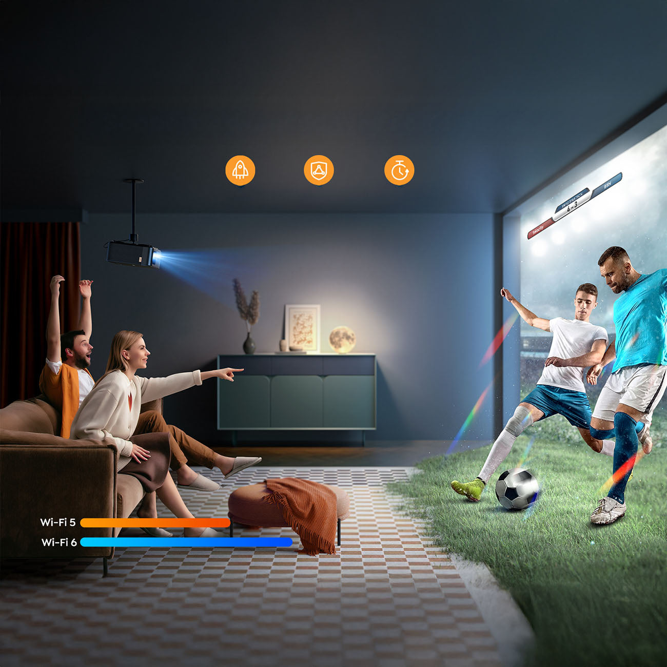 Computer Accessories – FullHD 1080p LCD multimedia projector with JBL - Carlat