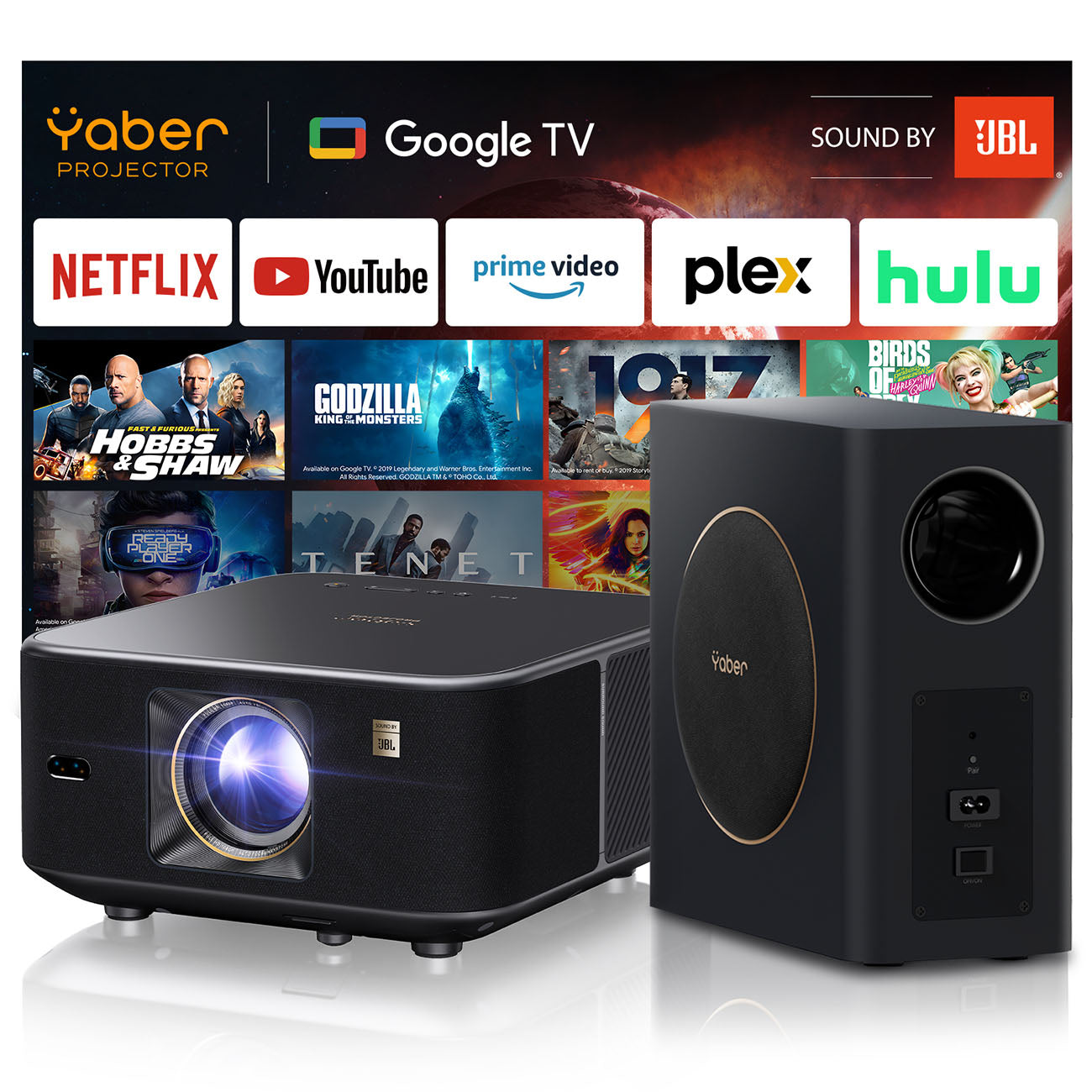 Computer Accessories – FullHD 1080p LCD multimedia projector with JBL - Carlat
