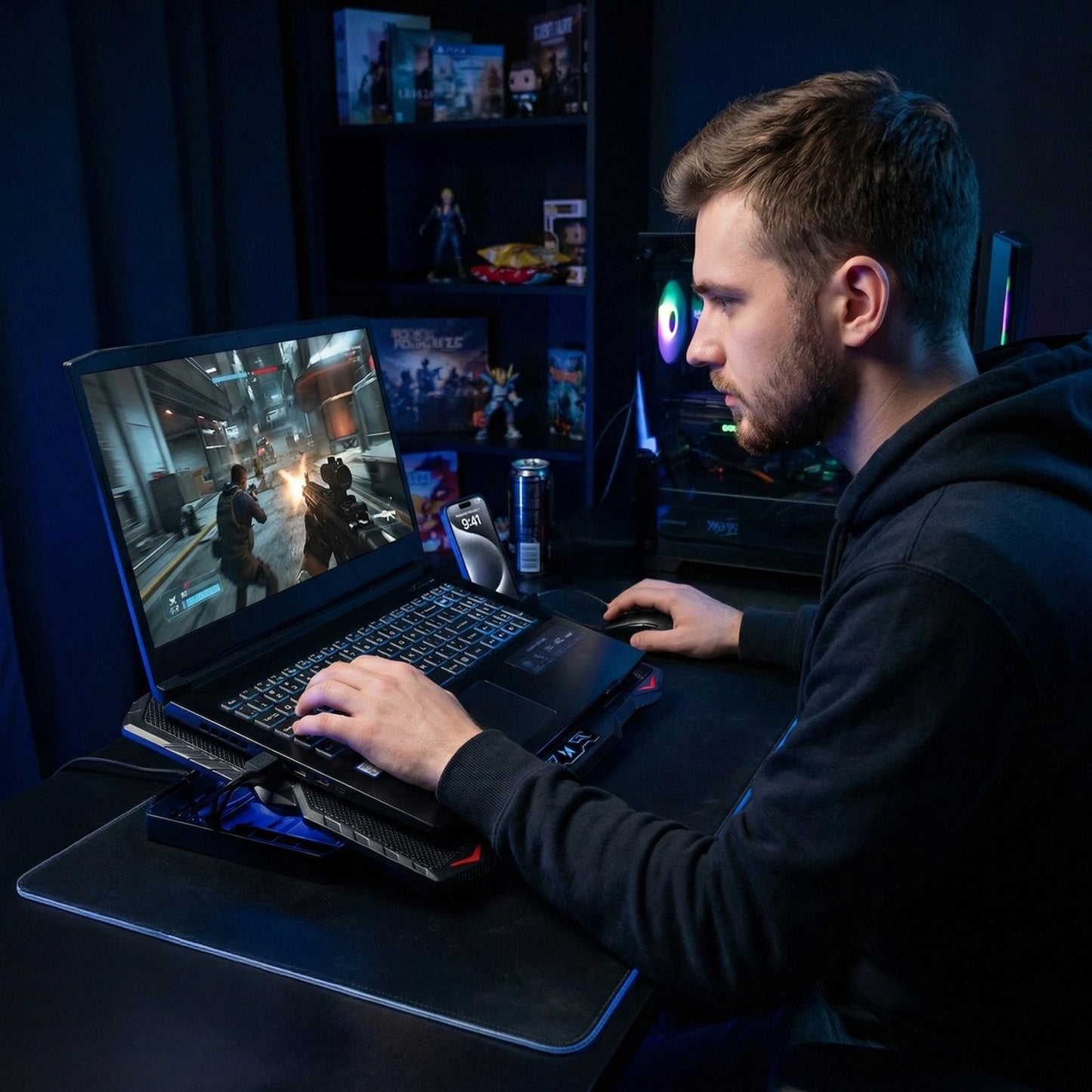 Computer Accessories – Gaming cooling stand for a laptop with - Carlat