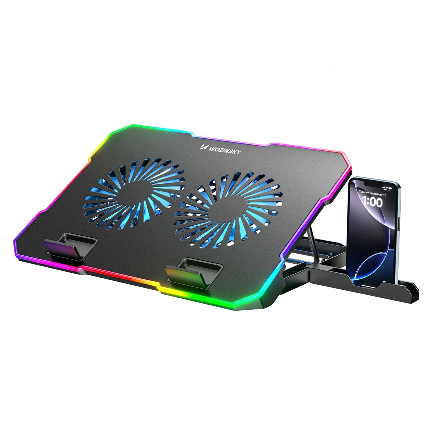 Computer Accessories – Gaming laptop cooling stand with RGB phone - Carlat