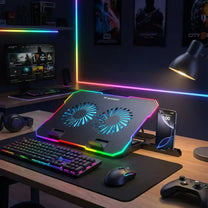 Computer Accessories – Gaming laptop cooling stand with RGB phone - Carlat