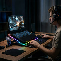 Computer Accessories – Gaming laptop cooling stand with RGB phone - Carlat