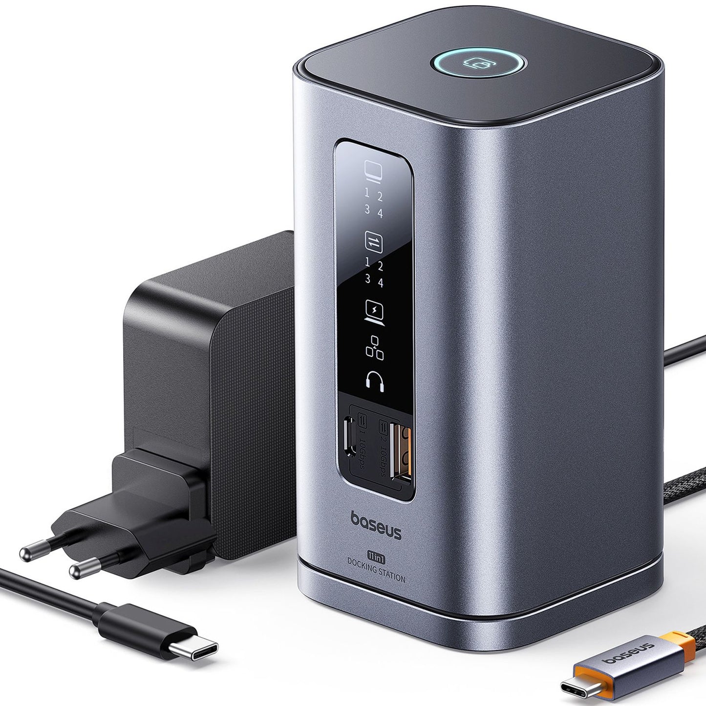 Computer Accessories – HUB Docking station 11in1 USB-C HDMI DP - Carlat
