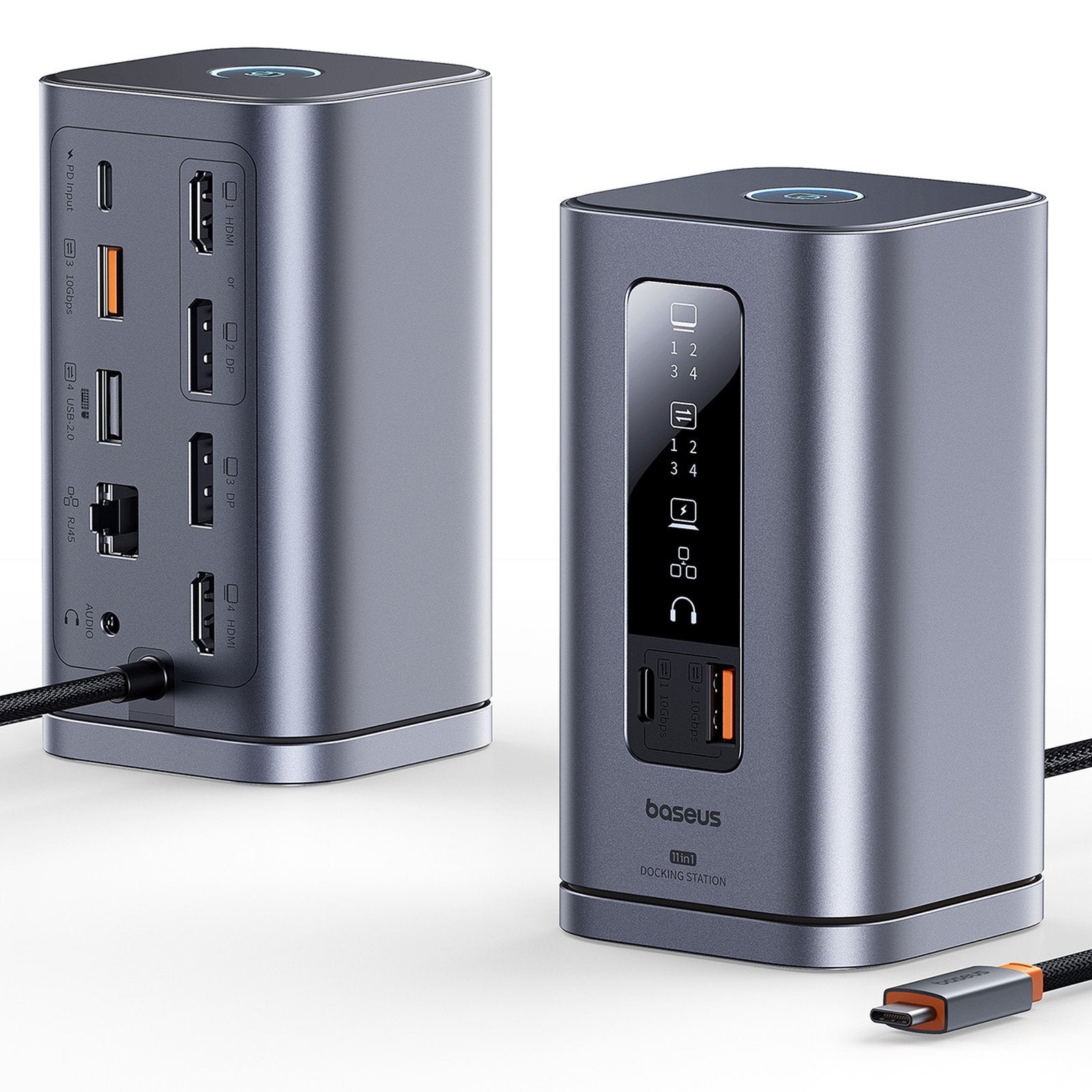 Computer Accessories – HUB Docking station 11in1 USB-C HDMI DP - Carlat