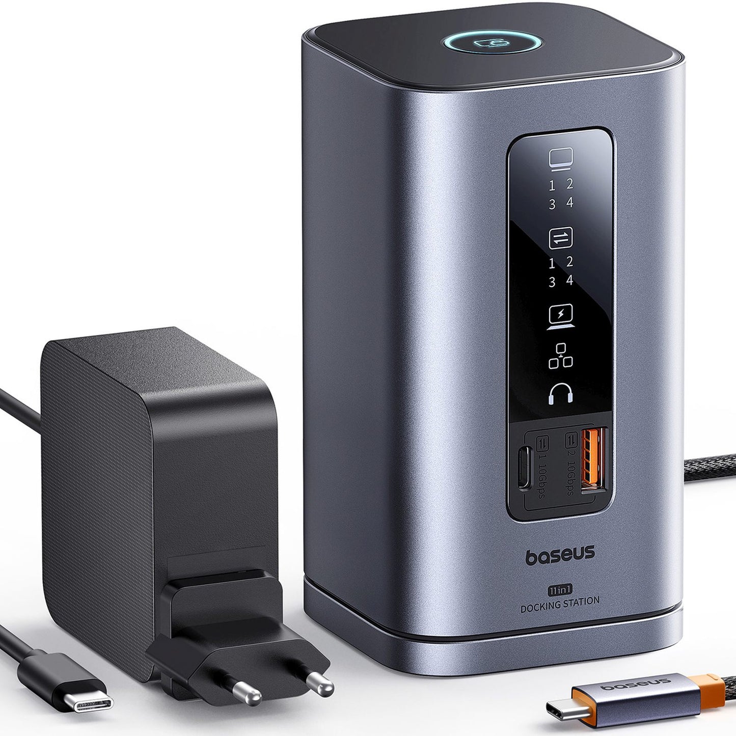 Computer Accessories – HUB Docking station 11in1 USB-C HDMI DP - Carlat