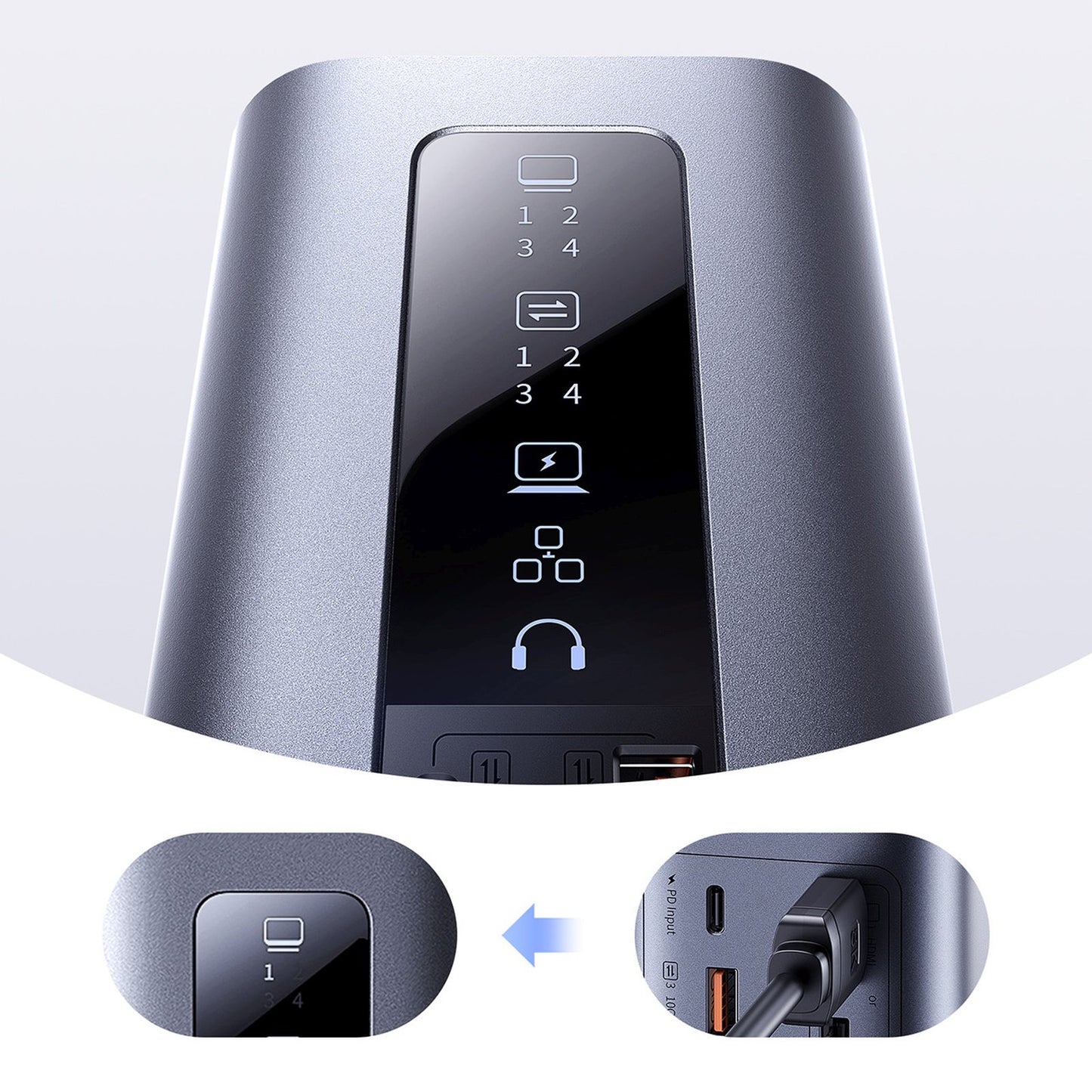 Computer Accessories – HUB Docking station 11in1 USB-C HDMI DP - Carlat