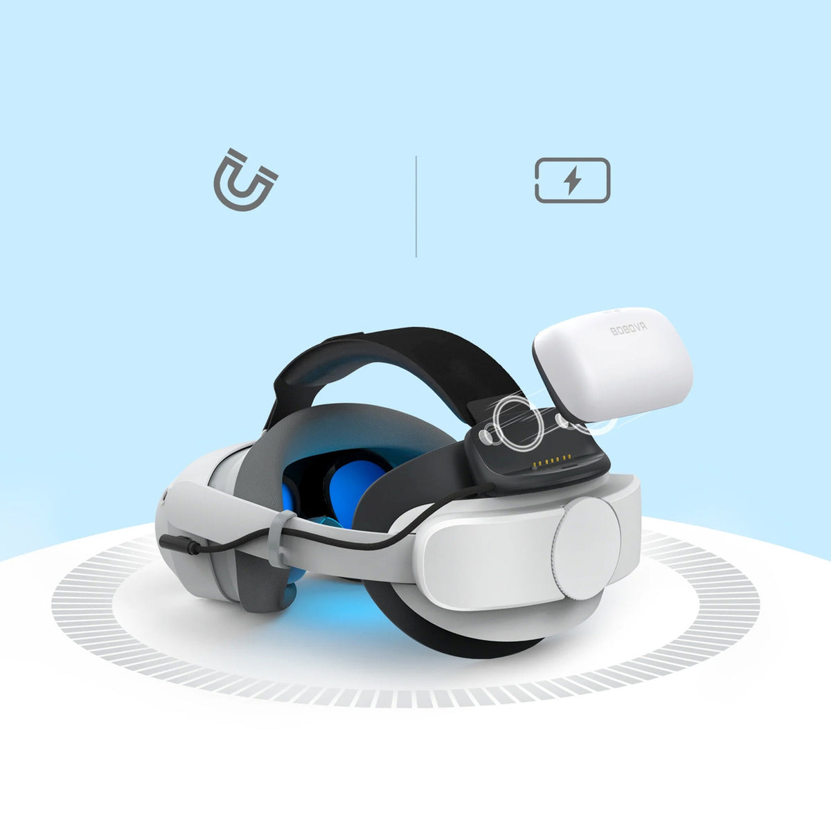 Computer Accessories – Head strap with battery for PICO - Carlat