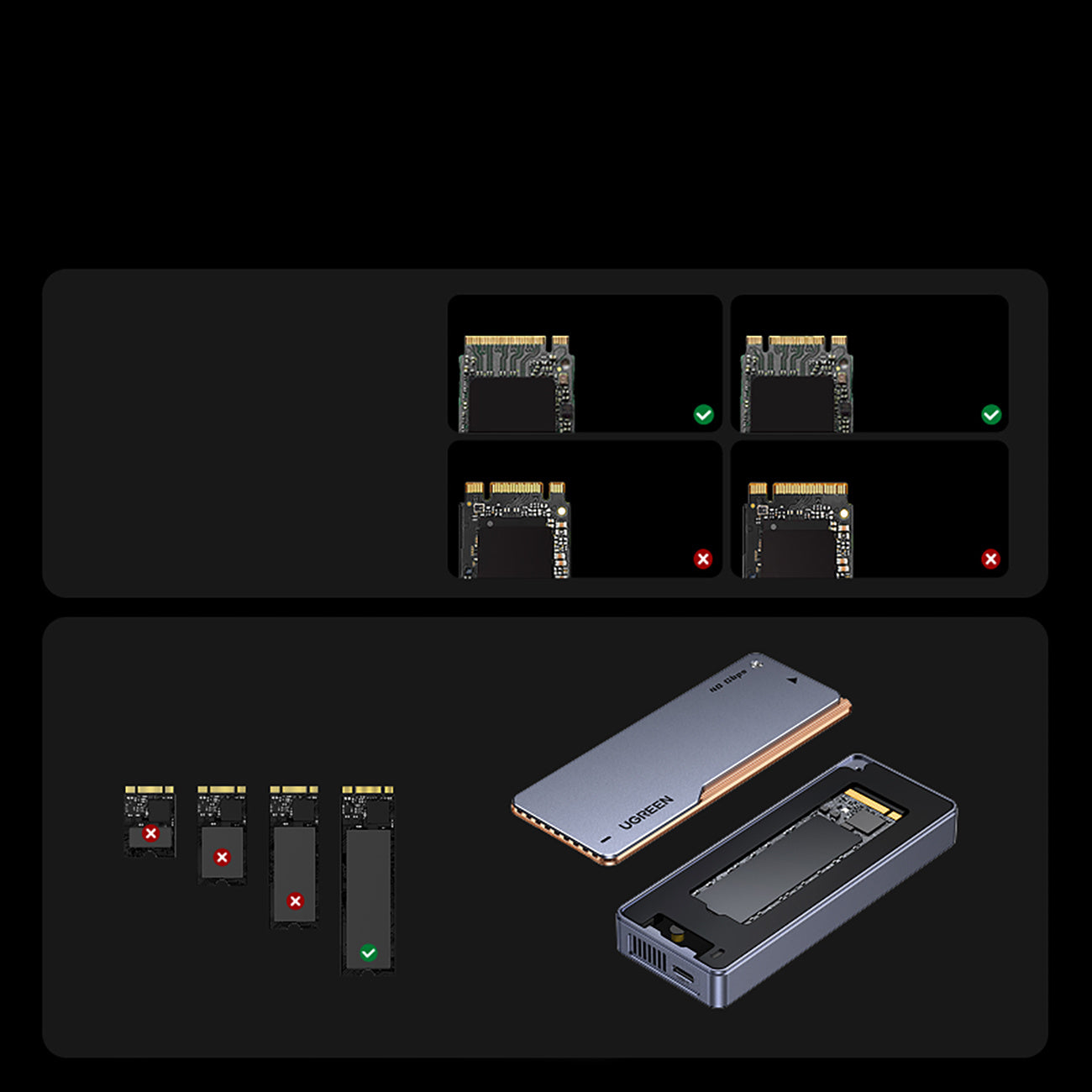 Computer Accessories – M.2 NVMe SSD case with active cooling - Carlat