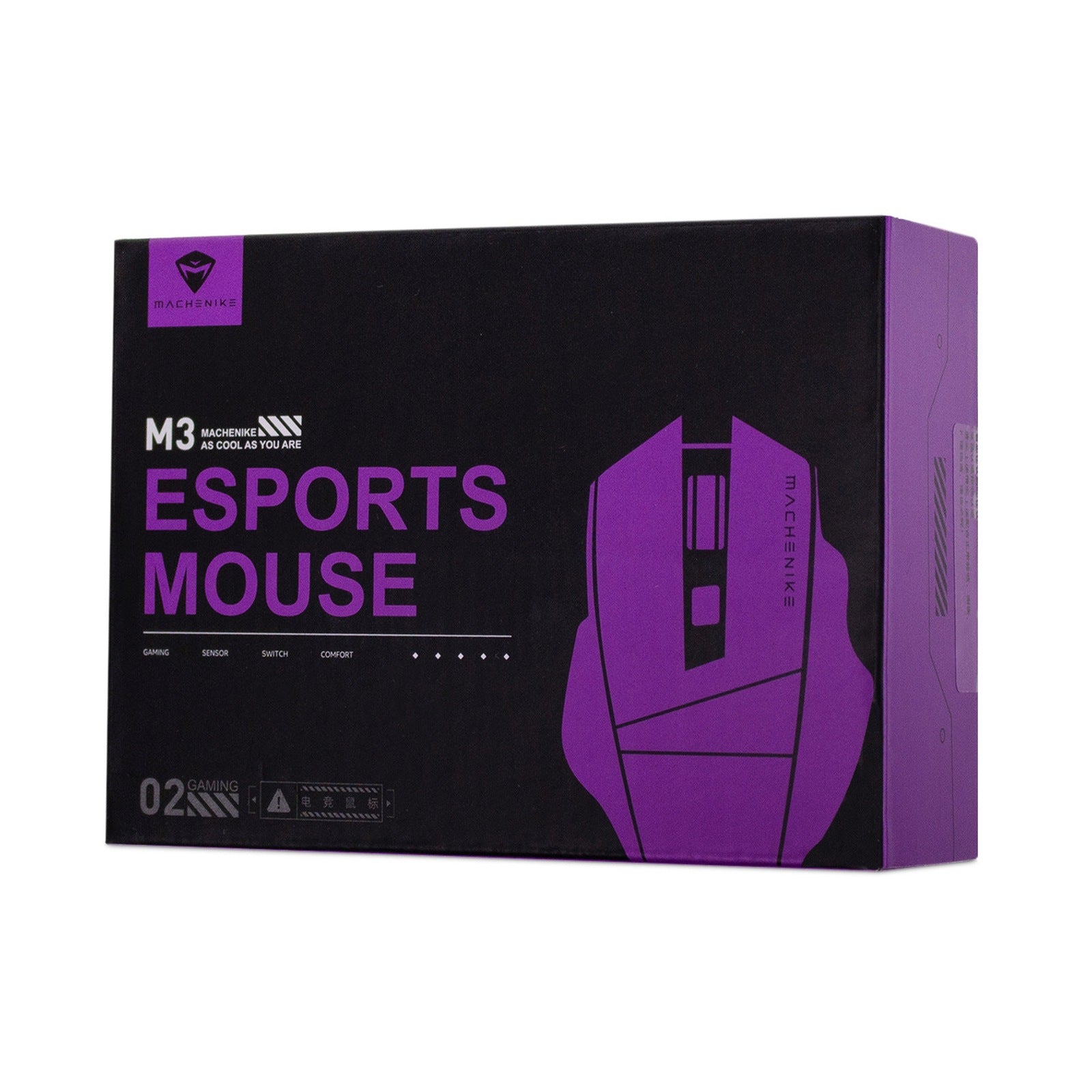 Computer Accessories – M3 wired gaming mouse - black - Carlat