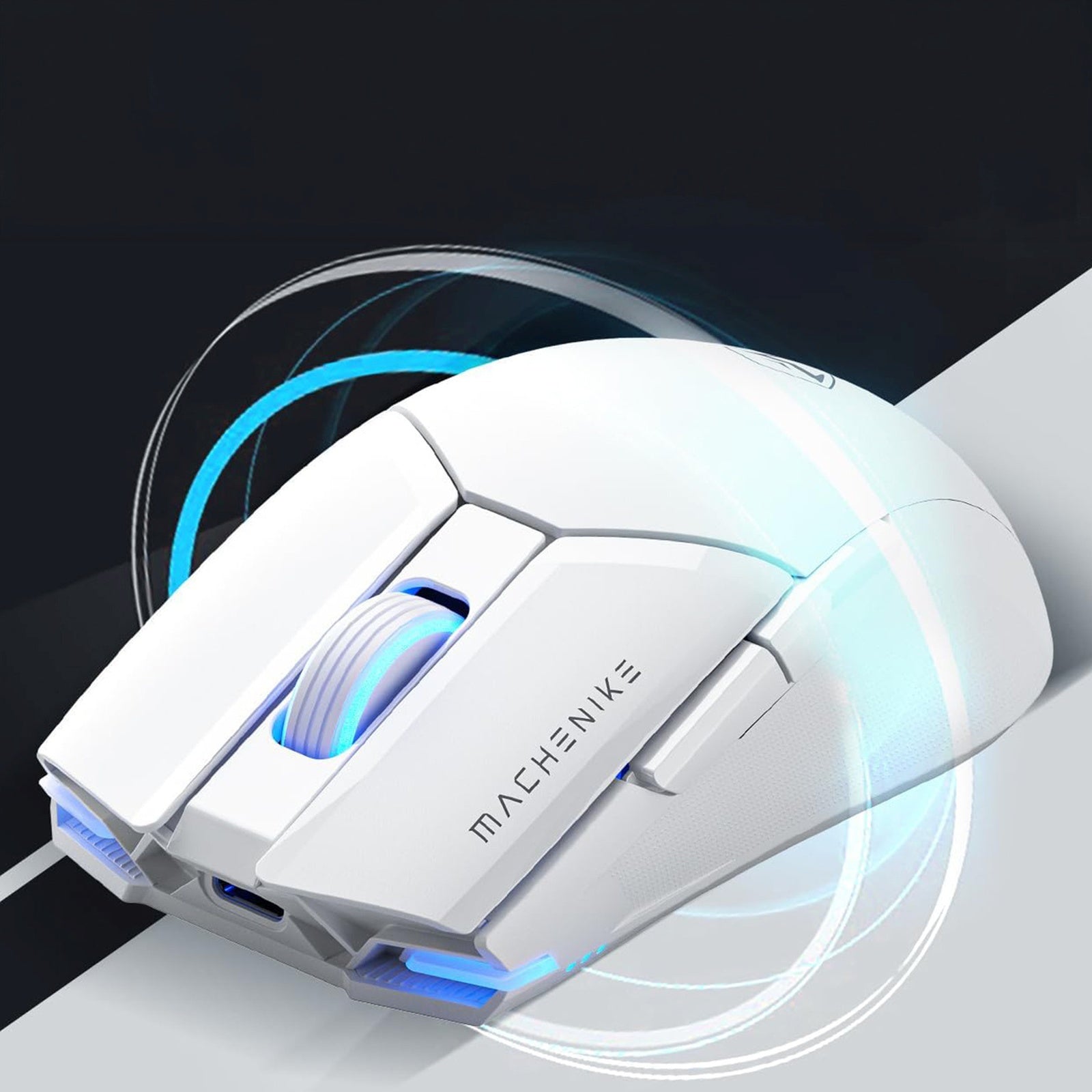 Computer Accessories – M7 Pro wireless gaming mouse - white - Carlat