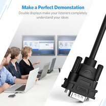 Computer Accessories – Monitor screen splitter Video VGA adapter - Carlat