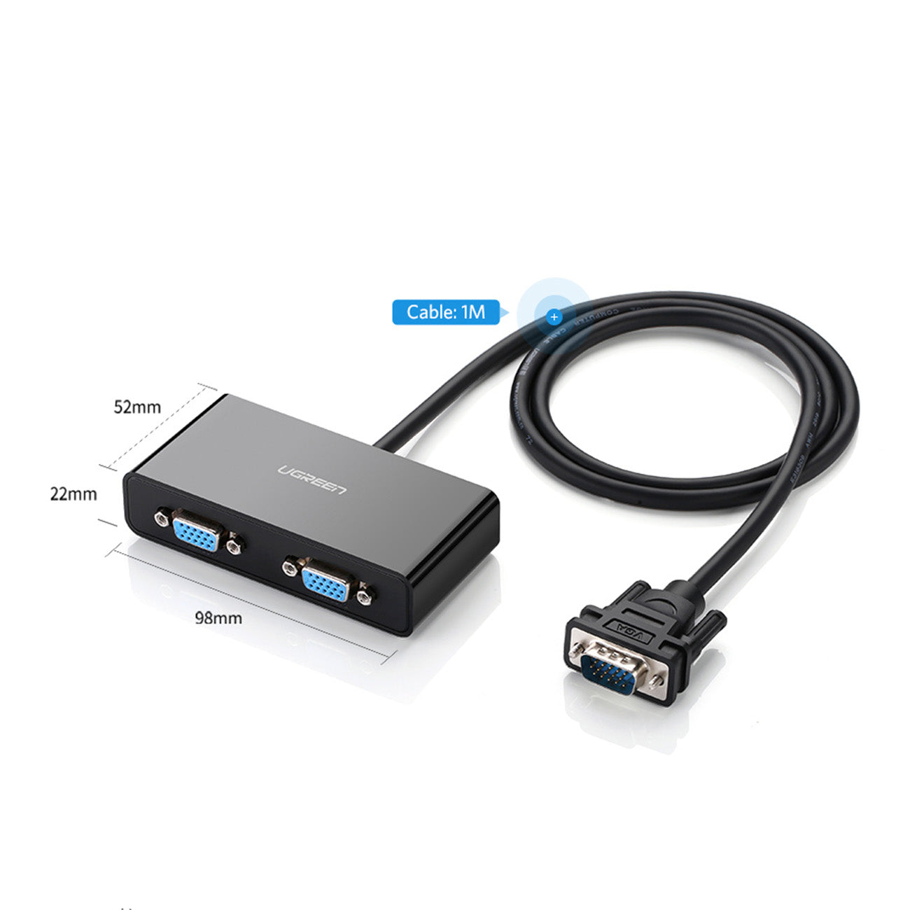 Computer Accessories – Monitor screen splitter Video VGA adapter - Carlat
