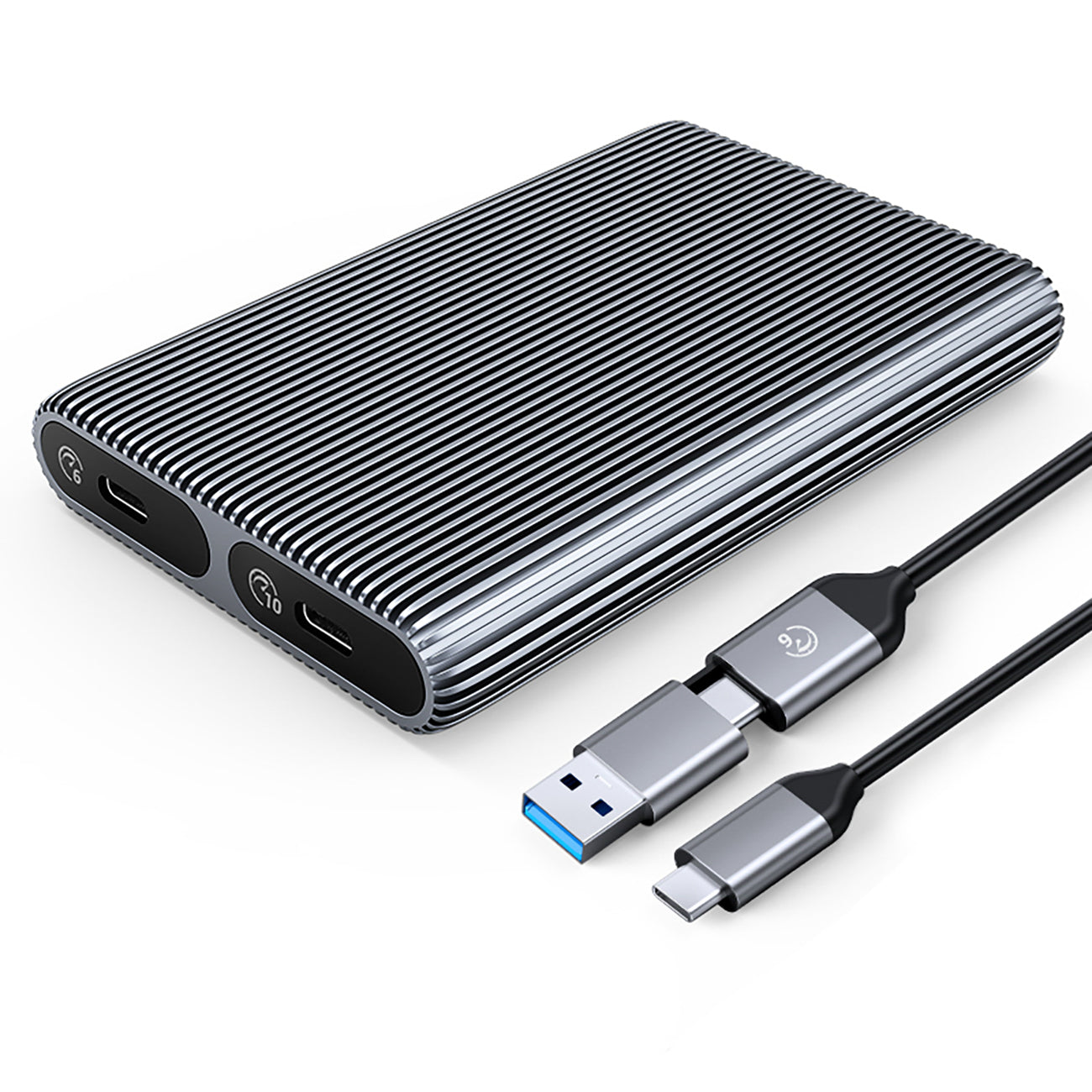 Computer Accessories – Pocket case AM2C3-2SN for two M.2 SATA+NVME - Carlat