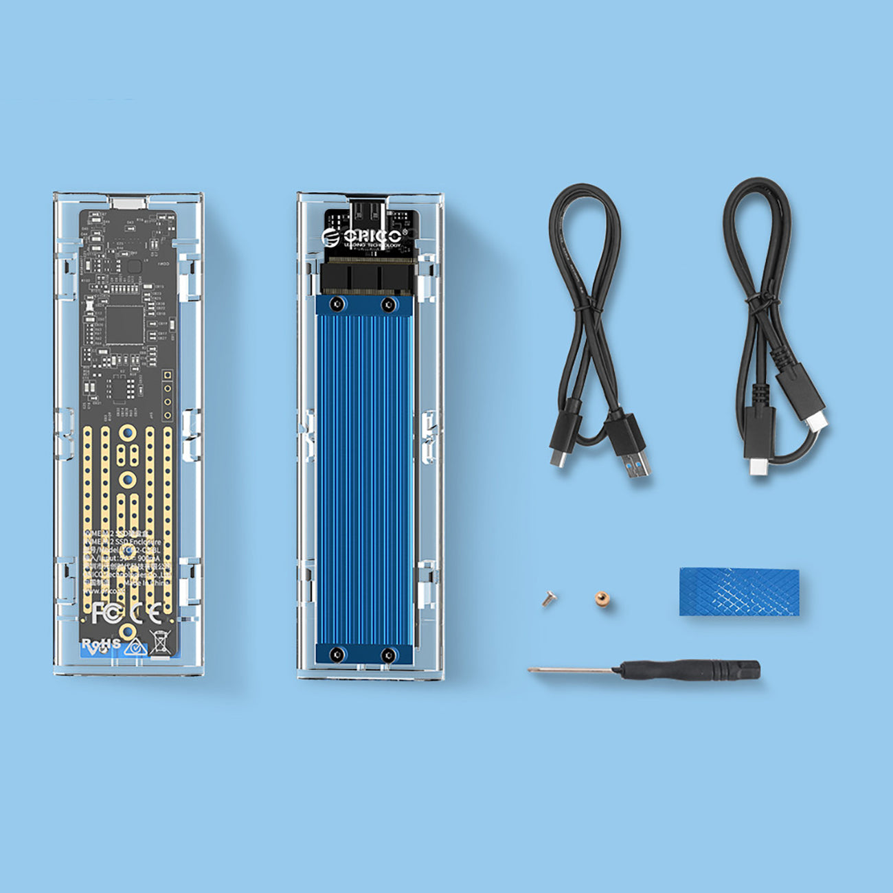 Computer Accessories – Pocket enclosure for TCM2-C3 M.2 NVME disk - Carlat