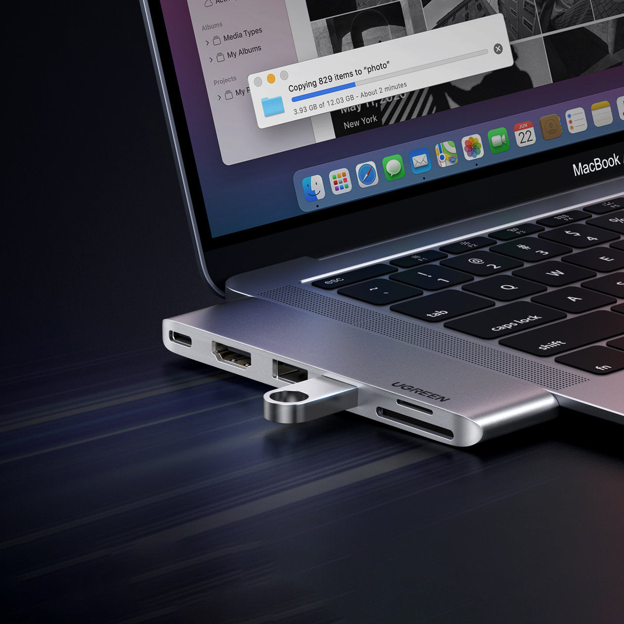 Computer Accessories – Port splitter HUB MacBook Air Pro 2x - Carlat