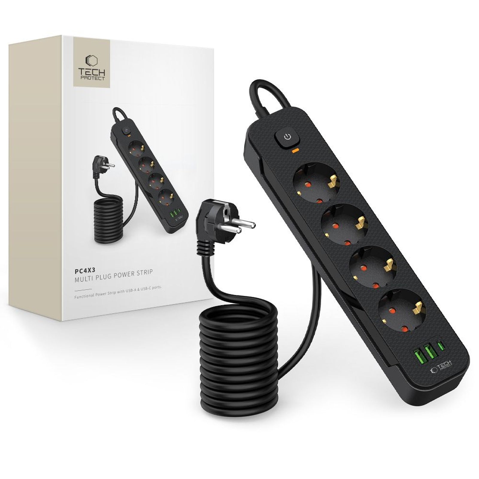 Computer Accessories – Power strip extension cord 4 sockets 240V - Carlat