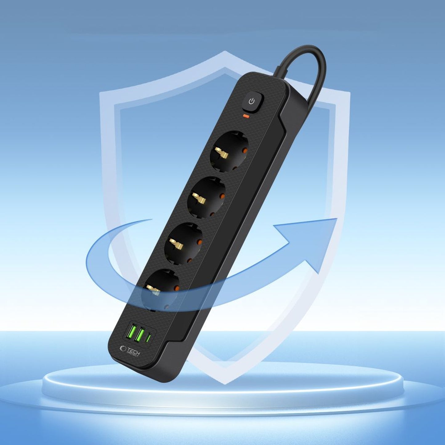 Computer Accessories – Power strip extension cord 4 sockets 240V - Carlat