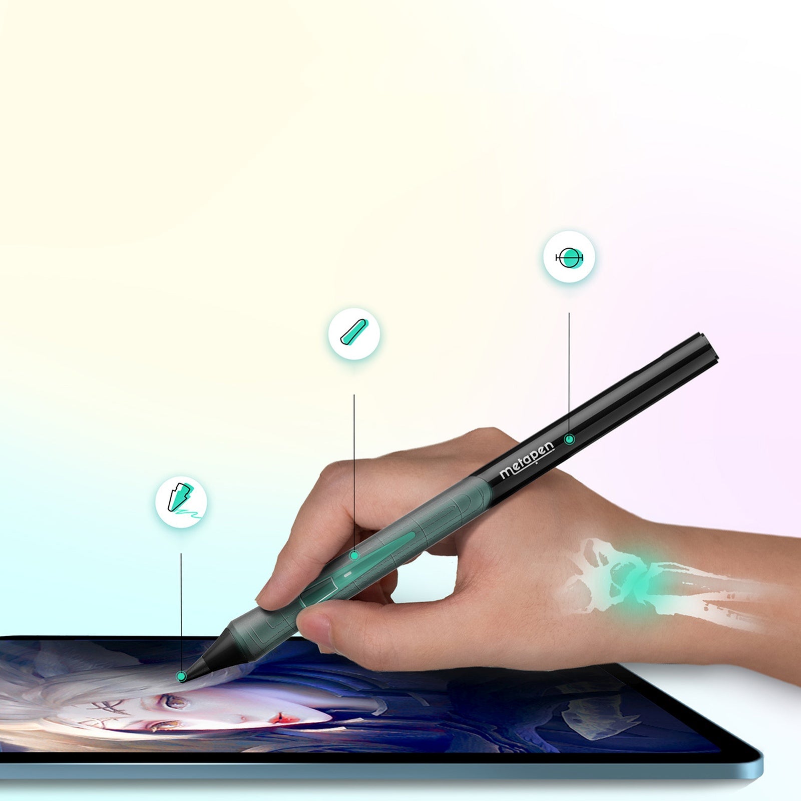 Computer Accessories – Precision stylus for iPad USB-C Pencil D1 - Carlat