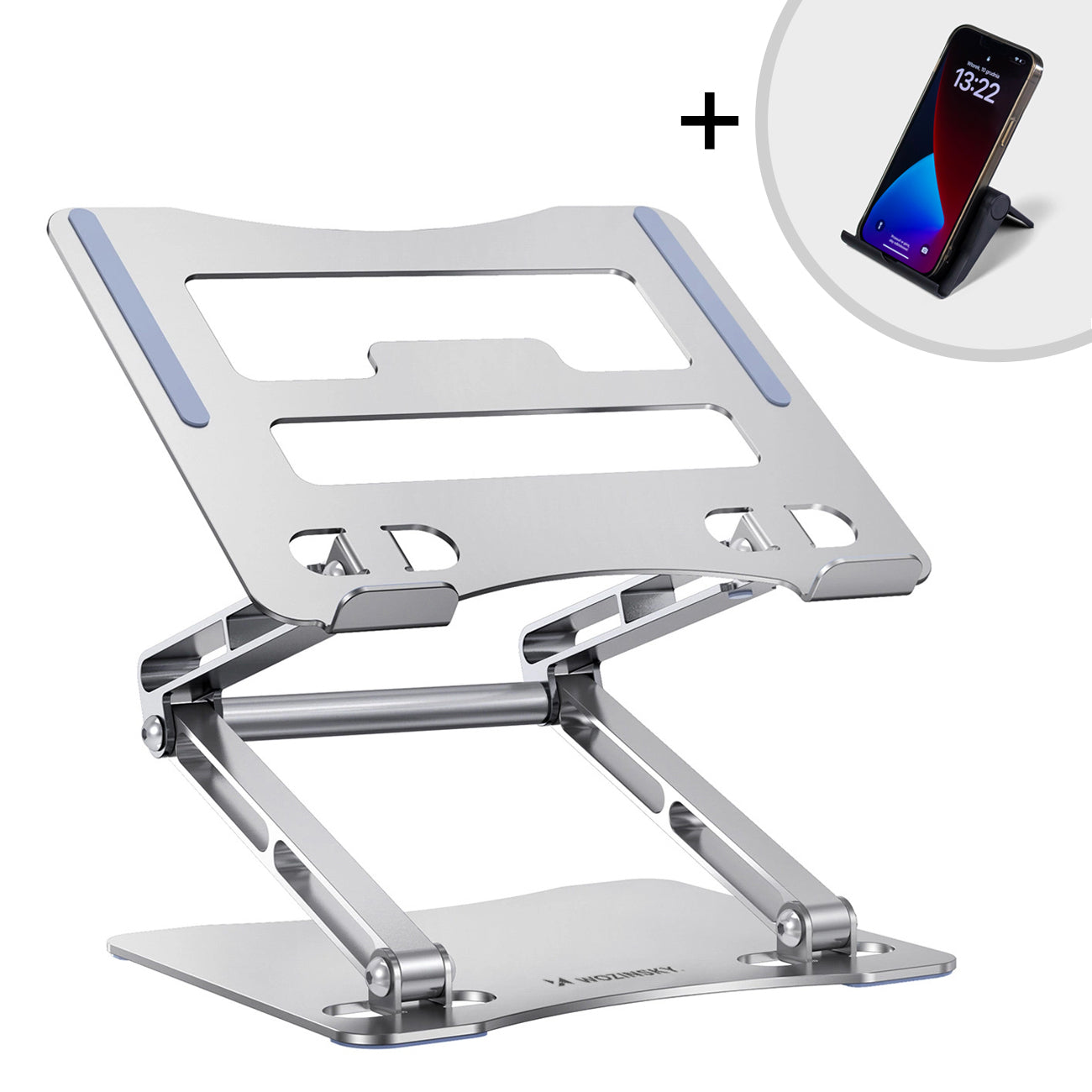 Computer Accessories – SET Aluminum laptop stand 360 + smartphone - Carlat