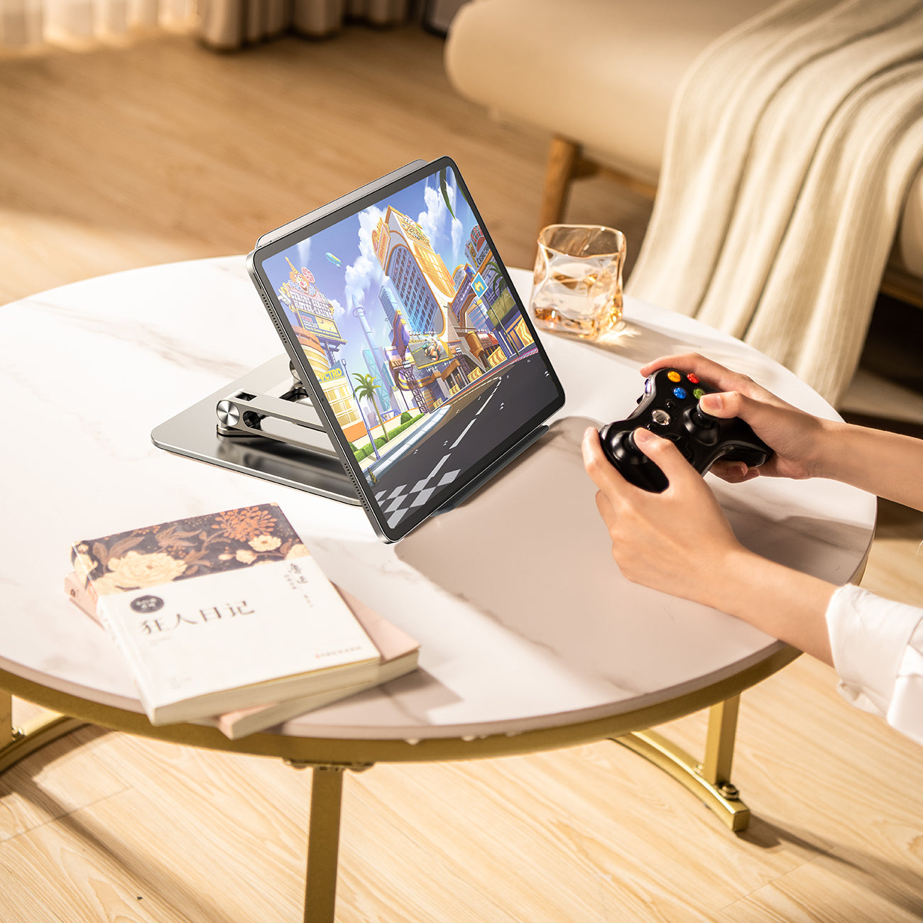 Computer Accessories – SET Aluminum laptop stand 360 + smartphone - Carlat