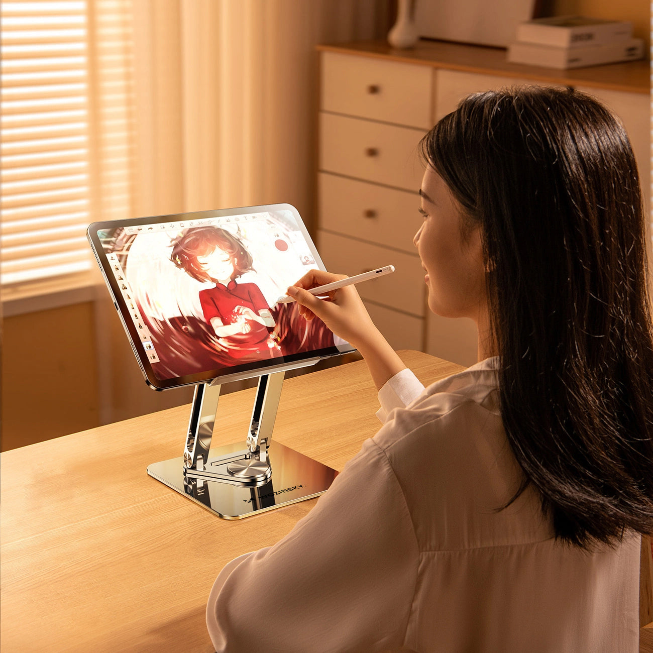 Computer Accessories – SET Aluminum laptop stand 360 + smartphone - Carlat