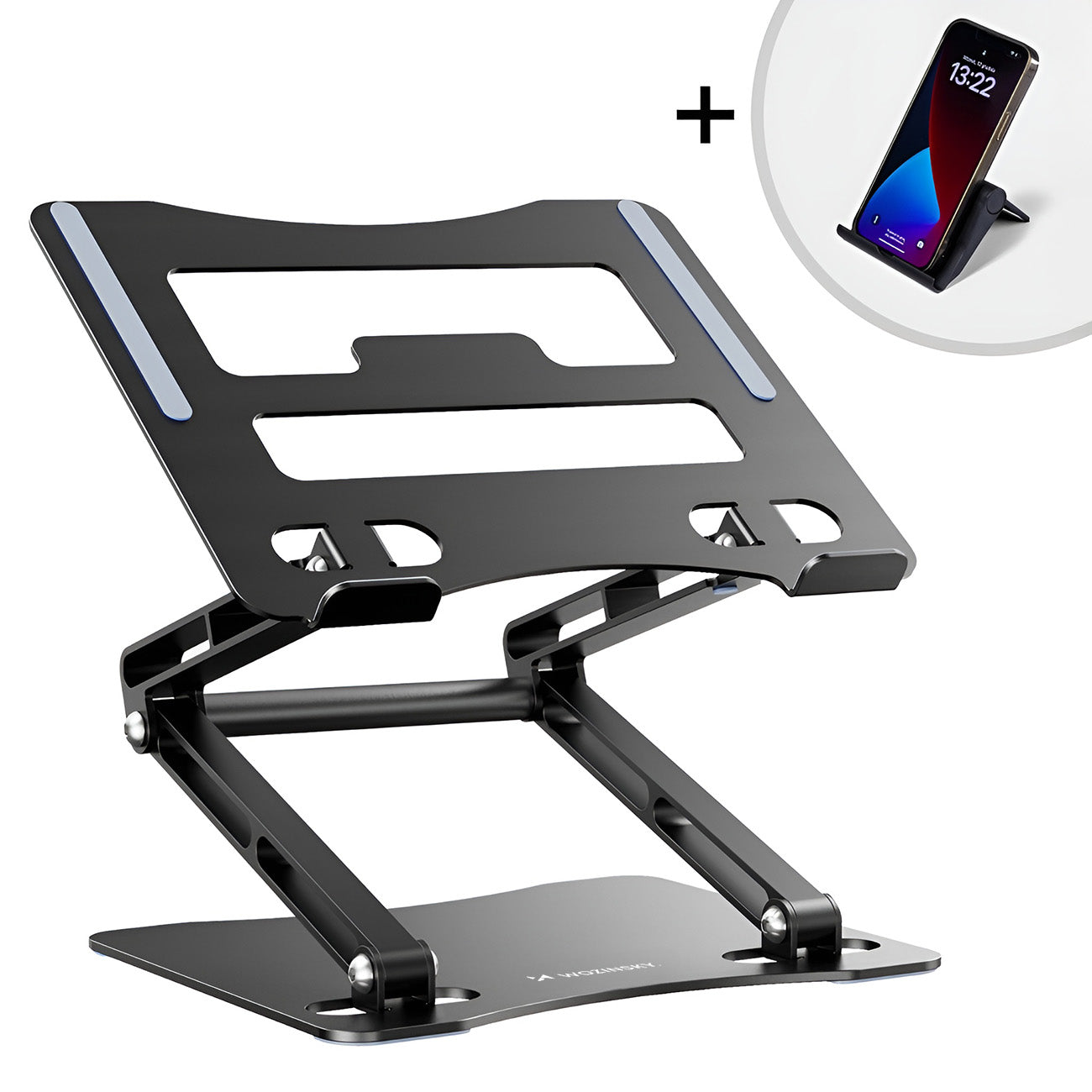 Computer Accessories – SET Aluminum laptop stand + smartphone stand - Carlat