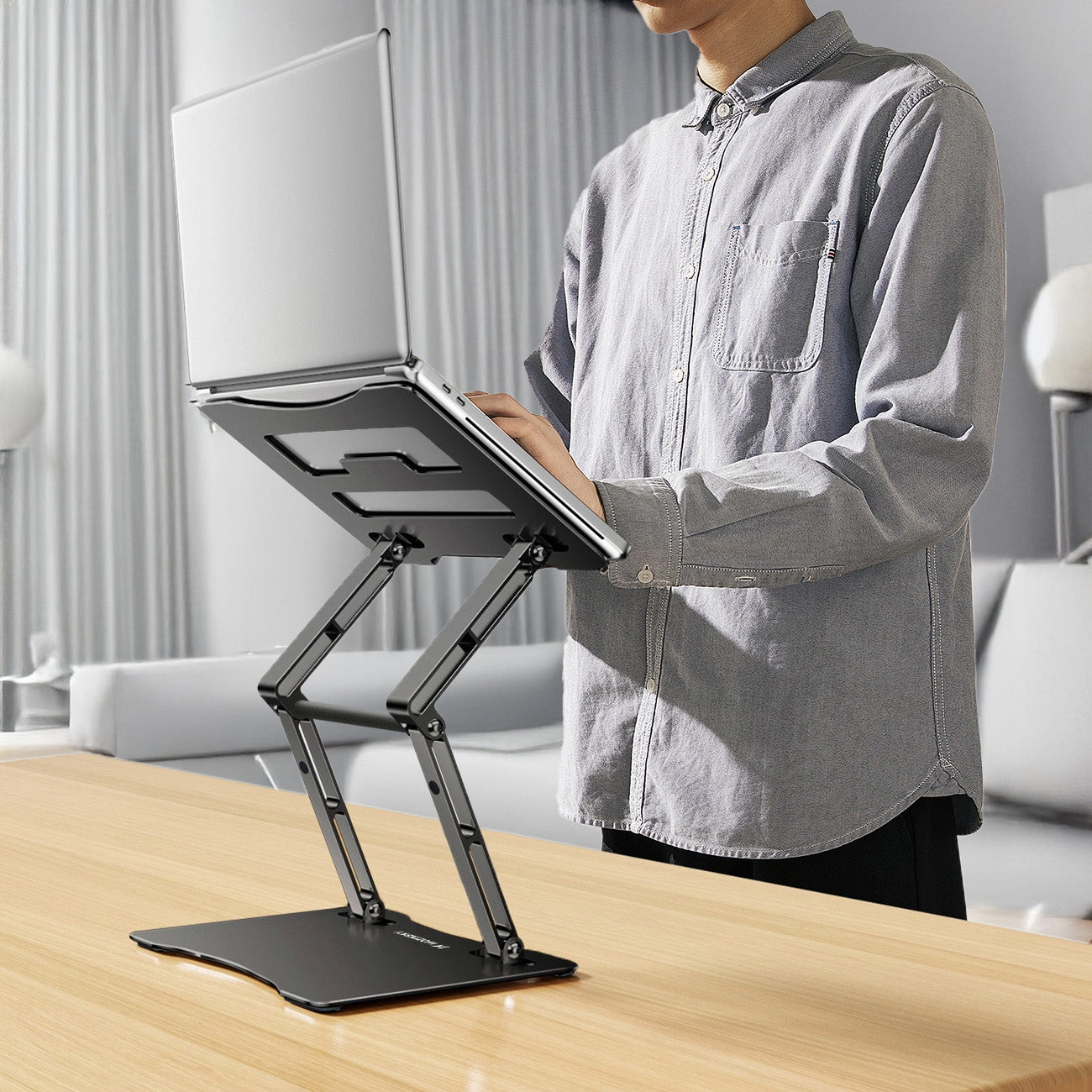 Computer Accessories – SET Aluminum laptop stand + smartphone stand - Carlat