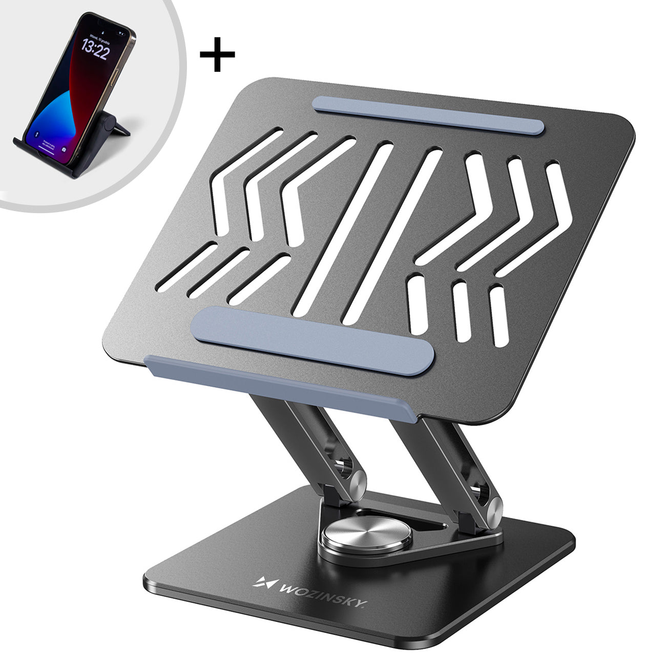 Computer Accessories – SET Aluminum laptop stand + smartphone stand - Carlat