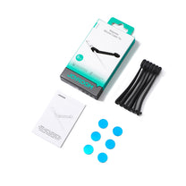 Computer Accessories – Silicone cable tie with magnet, black - Carlat