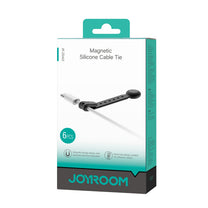 Computer Accessories – Silicone cable tie with magnet, black - Carlat