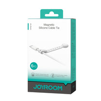 Computer Accessories – Silicone cable tie with magnet, white - Carlat