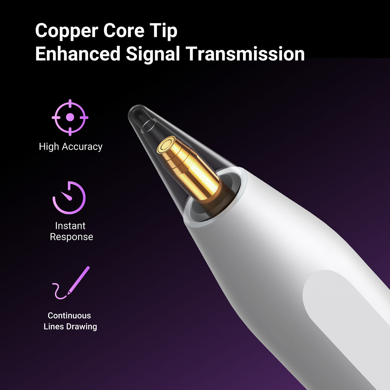 Computer Accessories – Stylus for iPad tablets with wireless charging, - Carlat
