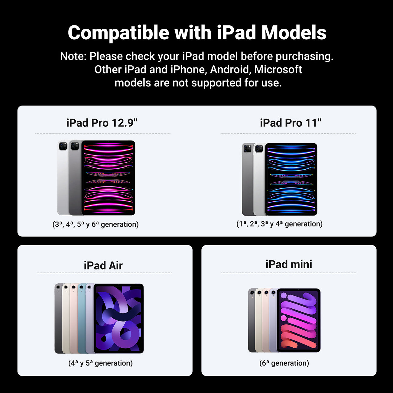 Computer Accessories – Stylus for iPad tablets with wireless charging, - Carlat