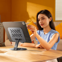 Computer Accessories – Tablet stand, foldable 360 degrees - gray - Carlat