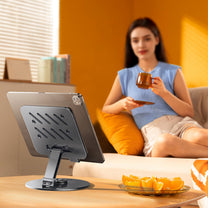 Computer Accessories – Tablet stand, foldable 360 degrees - gray - Carlat