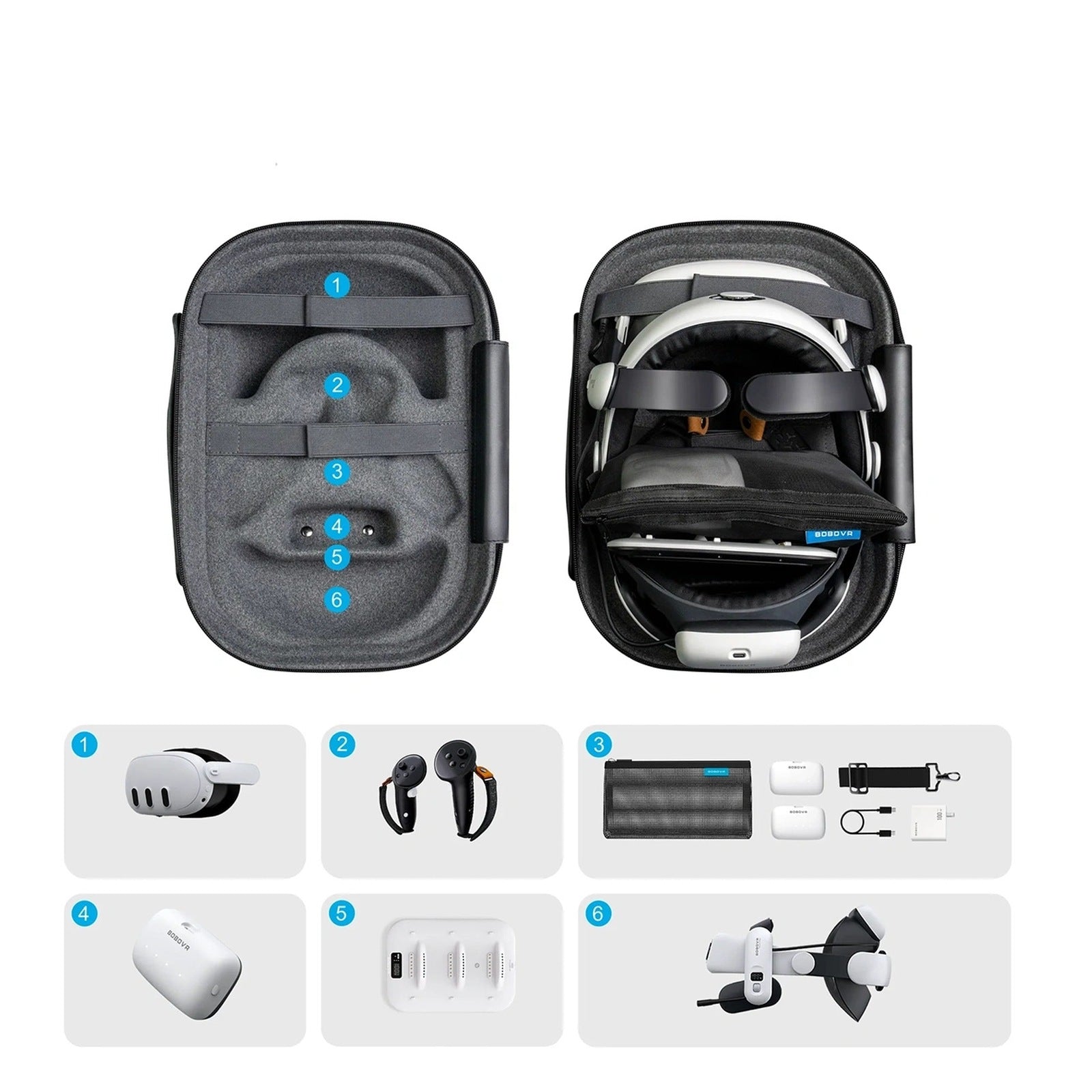Computer Accessories – Transport case for Meta Quest 3 and - Carlat