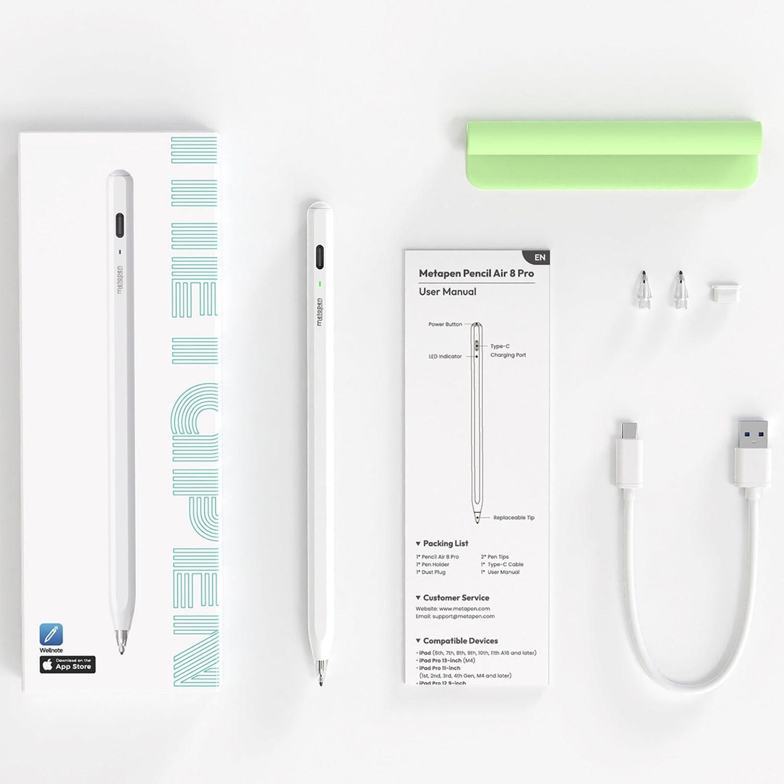 Computer Accessories – USB-C Pencil Air8 Pro iPad stylus - Carlat