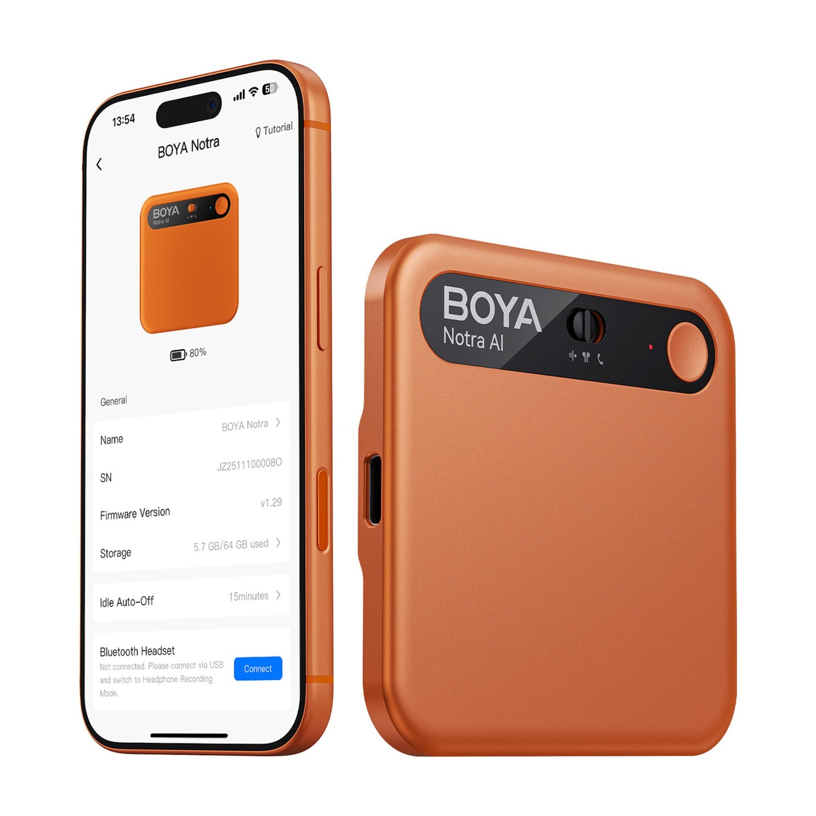 Computer Accessories – Voice recorder with AI transcription 64GB 610mAh - Carlat