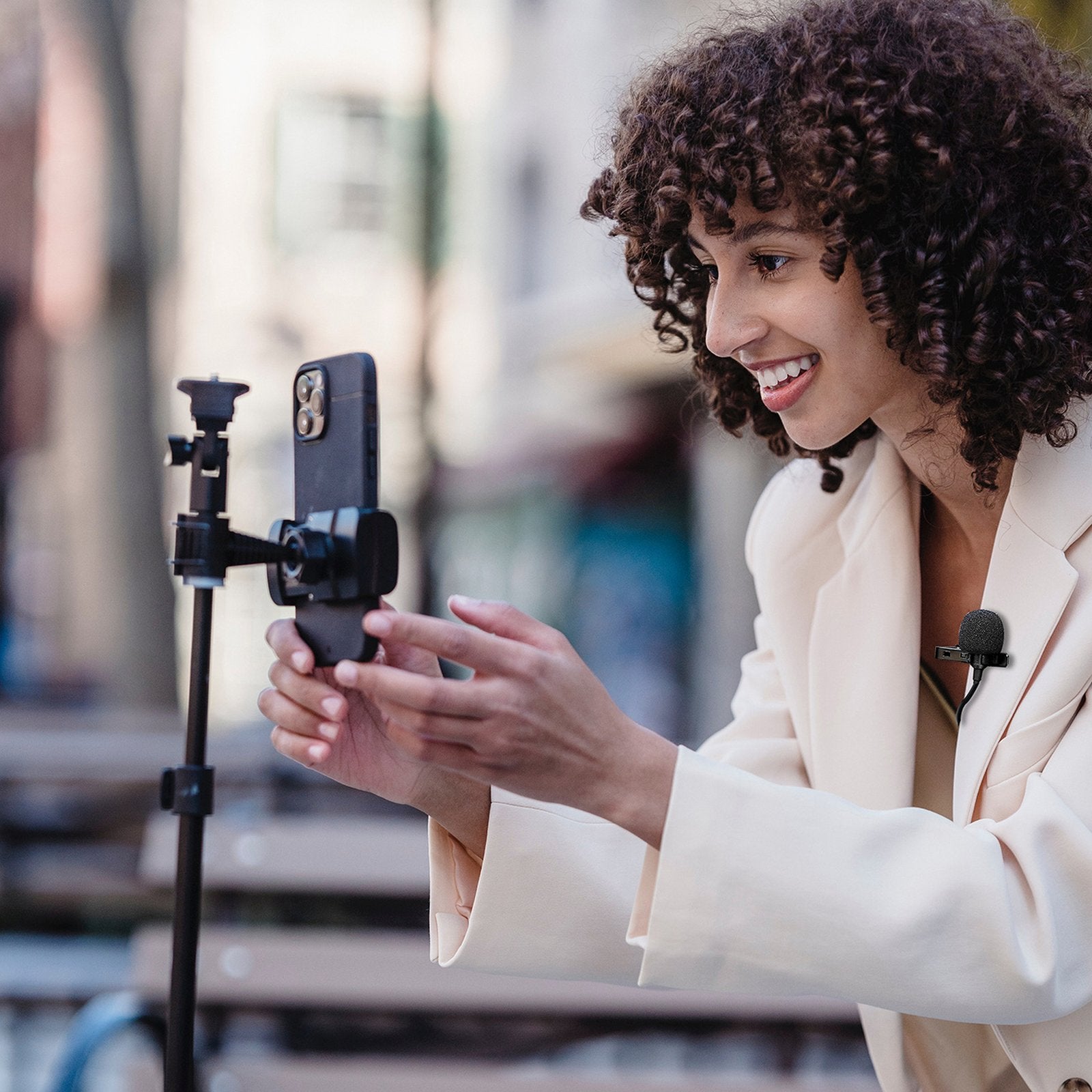 Computer Accessories – Wired lavalier microphone for smartphones, 3.5 TRRS - Carlat