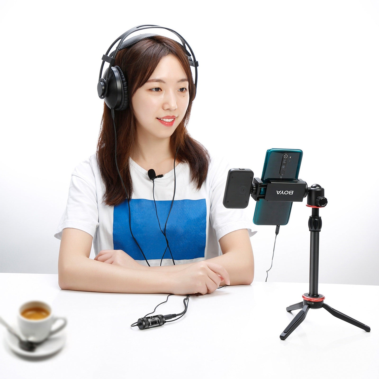 Computer Accessories – Wired lavalier microphone for smartphones, 3.5 TRRS - Carlat