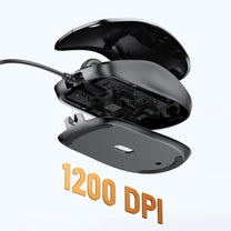 Computer Accessories – Wired optical mouse 1200 DPI - black - Carlat